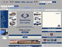 Tablet Screenshot of cs.ssang-yong-club.com